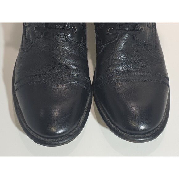 DIESEL Men\'s Black Leather  Boots Lace-Up Round Toe Size 9.5 main image 5